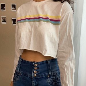 White crop top